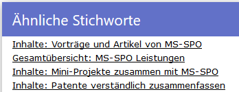 Ähnliche Stichworte